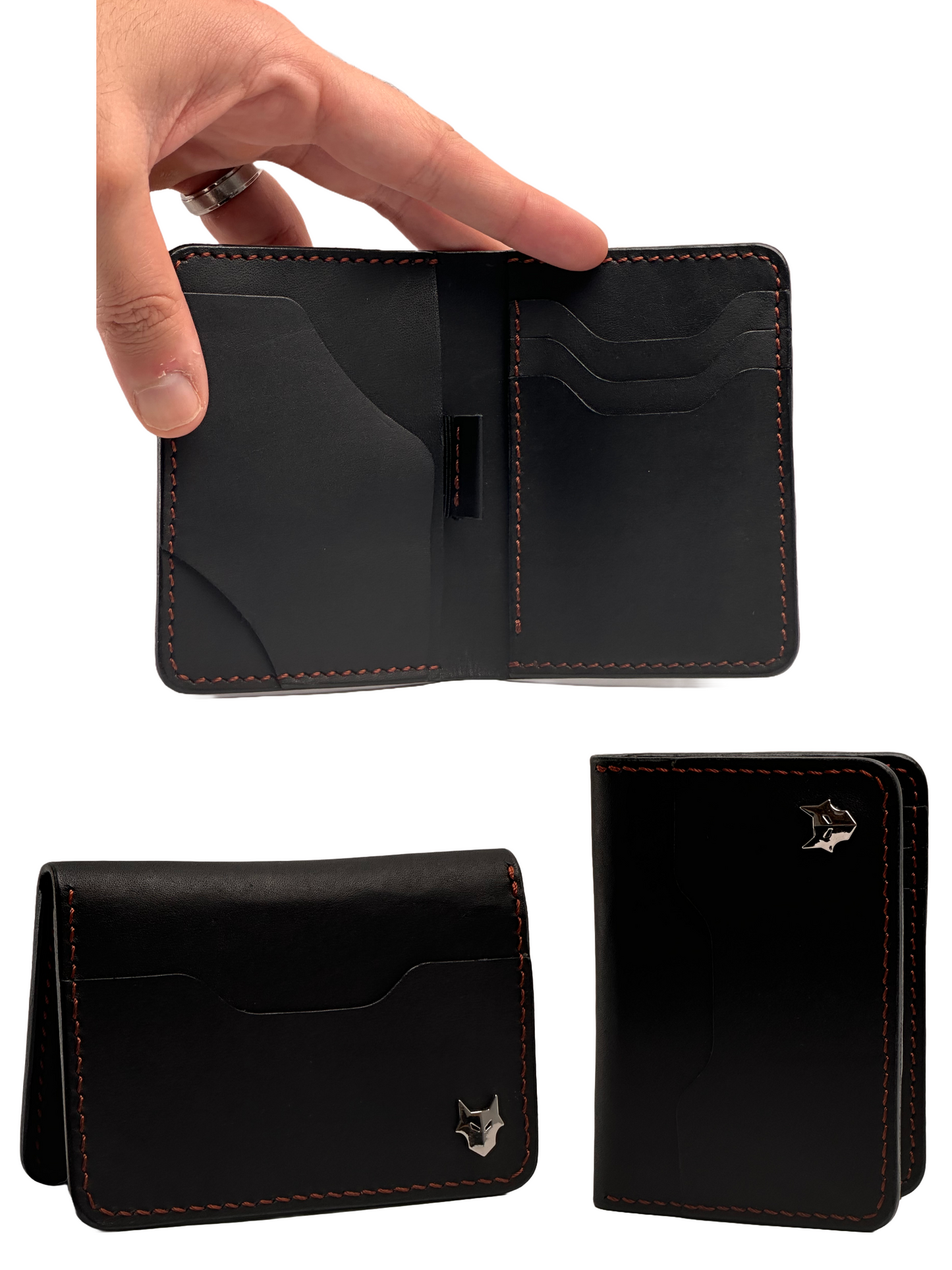 The Modern Vertical Leather Wallet