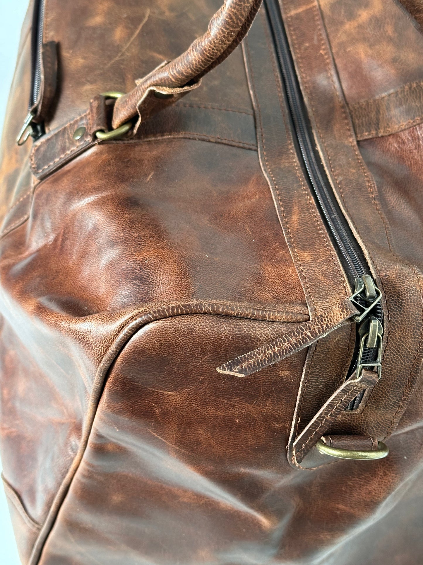 Vintage Crazy Horse Duffle Bag