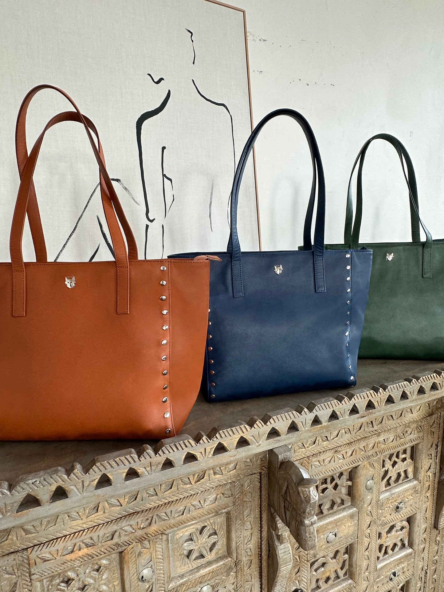 The Classic Leather Tote Bag