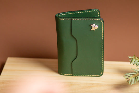 The Modern Vertical Leather Wallet