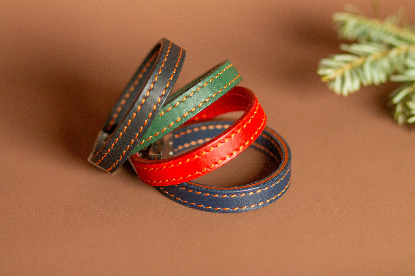 Magnetic Clasp Leather Bracelet