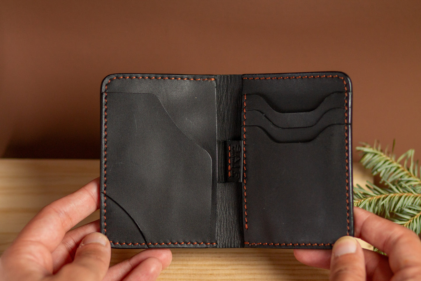 The Modern Vertical Leather Wallet