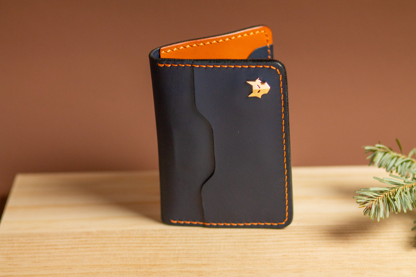The Modern Vertical Leather Wallet