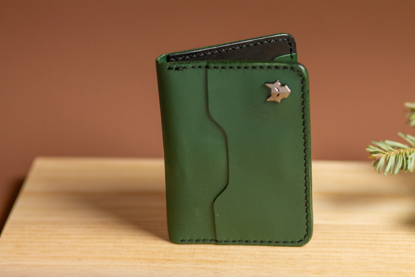The Modern Vertical Leather Wallet