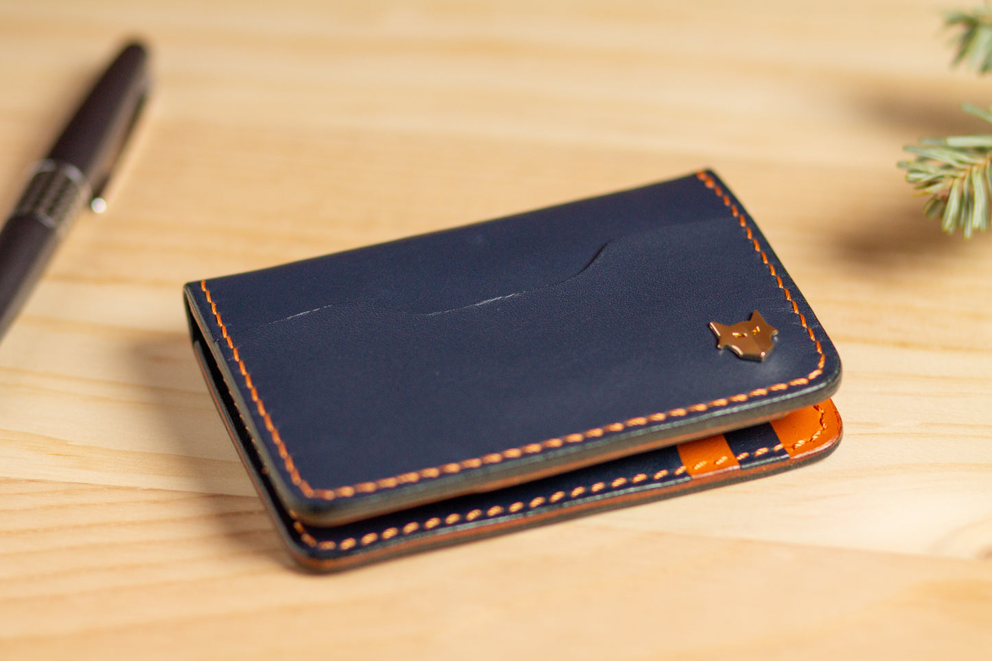 The Modern Vertical Leather Wallet