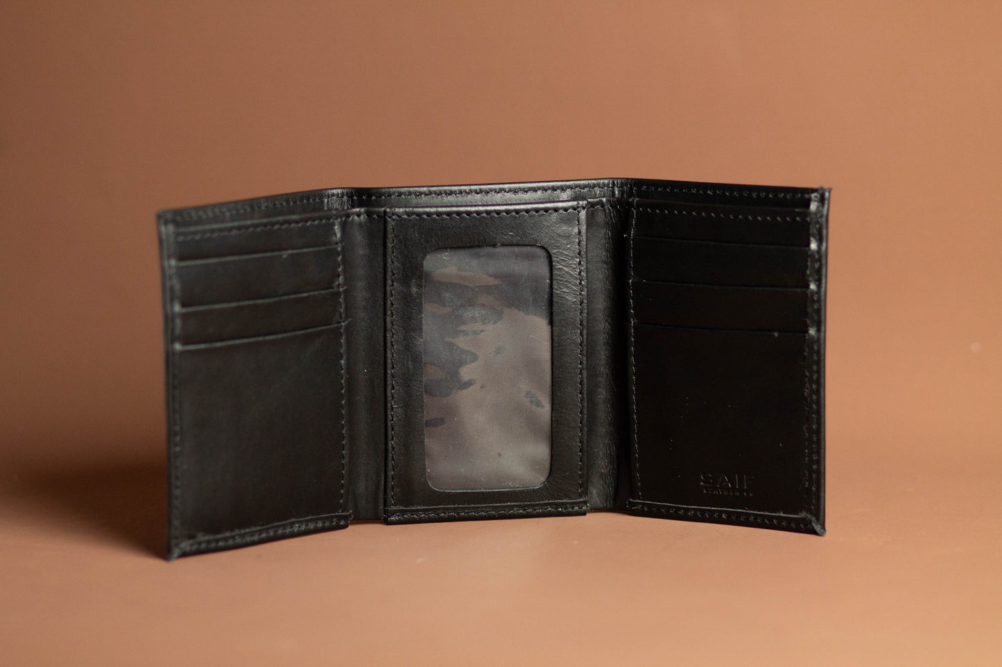 Colorful Leather Trifold Wallet