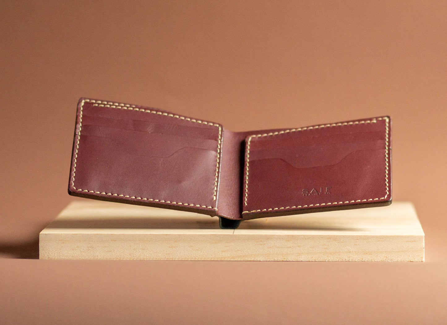Classic Hand Stitched Bifold Wallet | Full Grain Leather