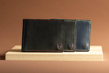 Classic Hand Stitched Bifold Wallet | Full Grain Leather